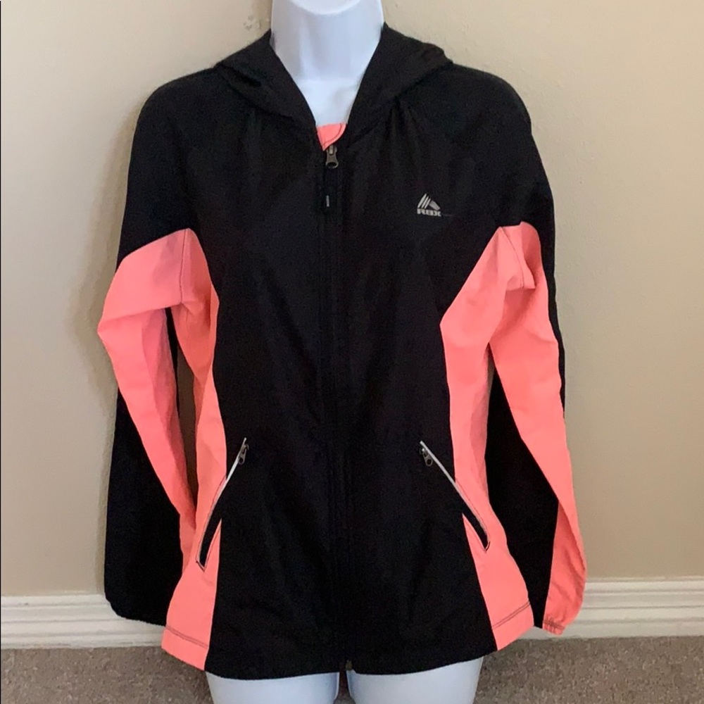 RBX performance reflective zip up jacket